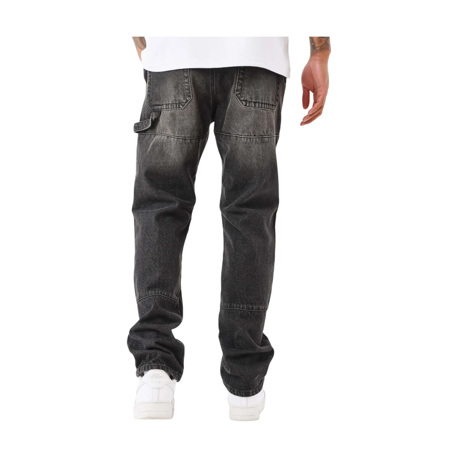 Wideleg Carpenter Jeans Black - Image 2