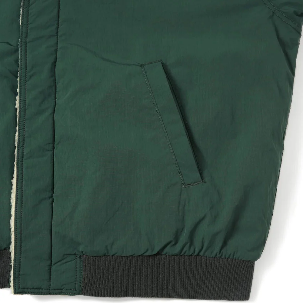 Reversible Sherpa Jacket Green - Image 4
