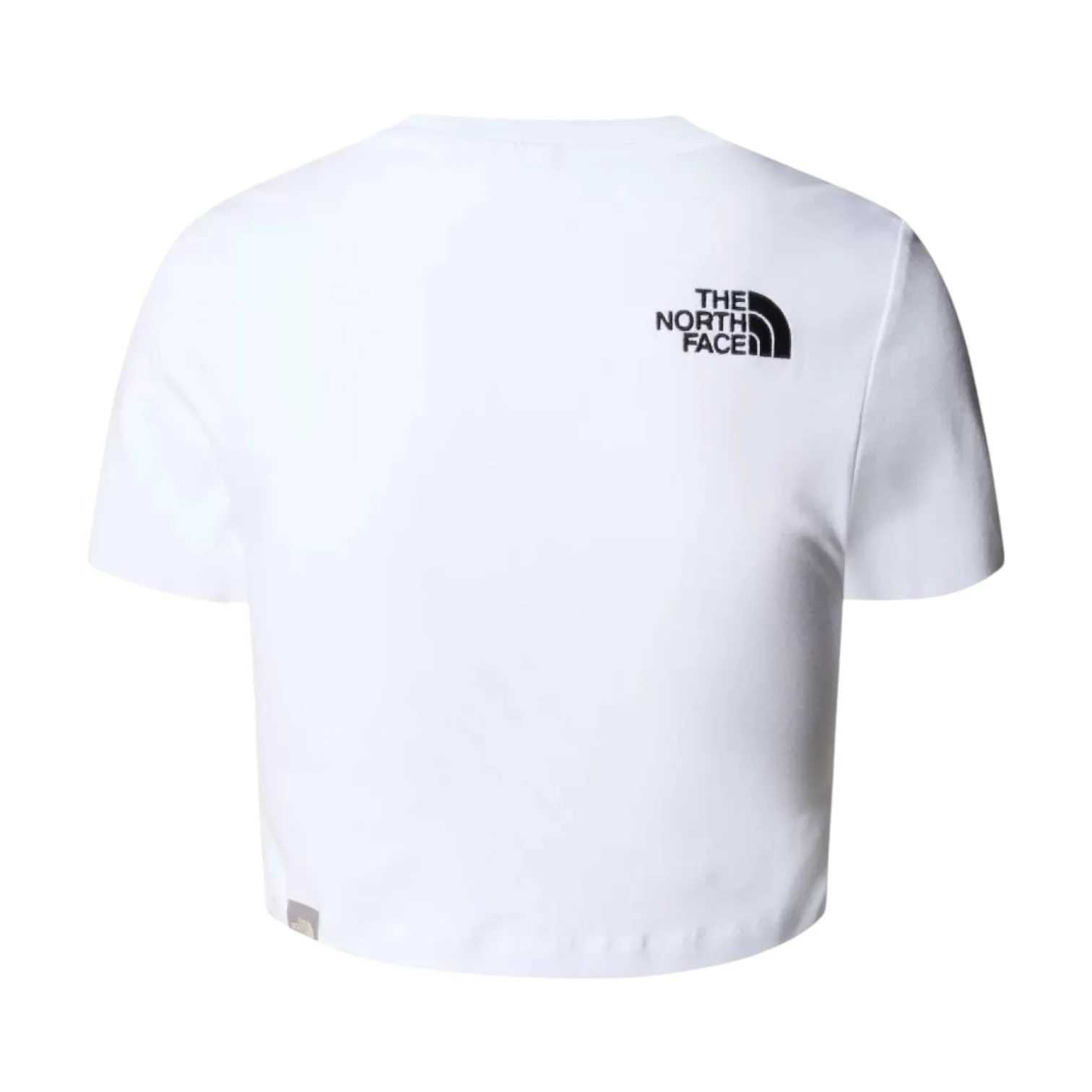 S/S Essential Cropped Slim T-Shirt White - Image 2