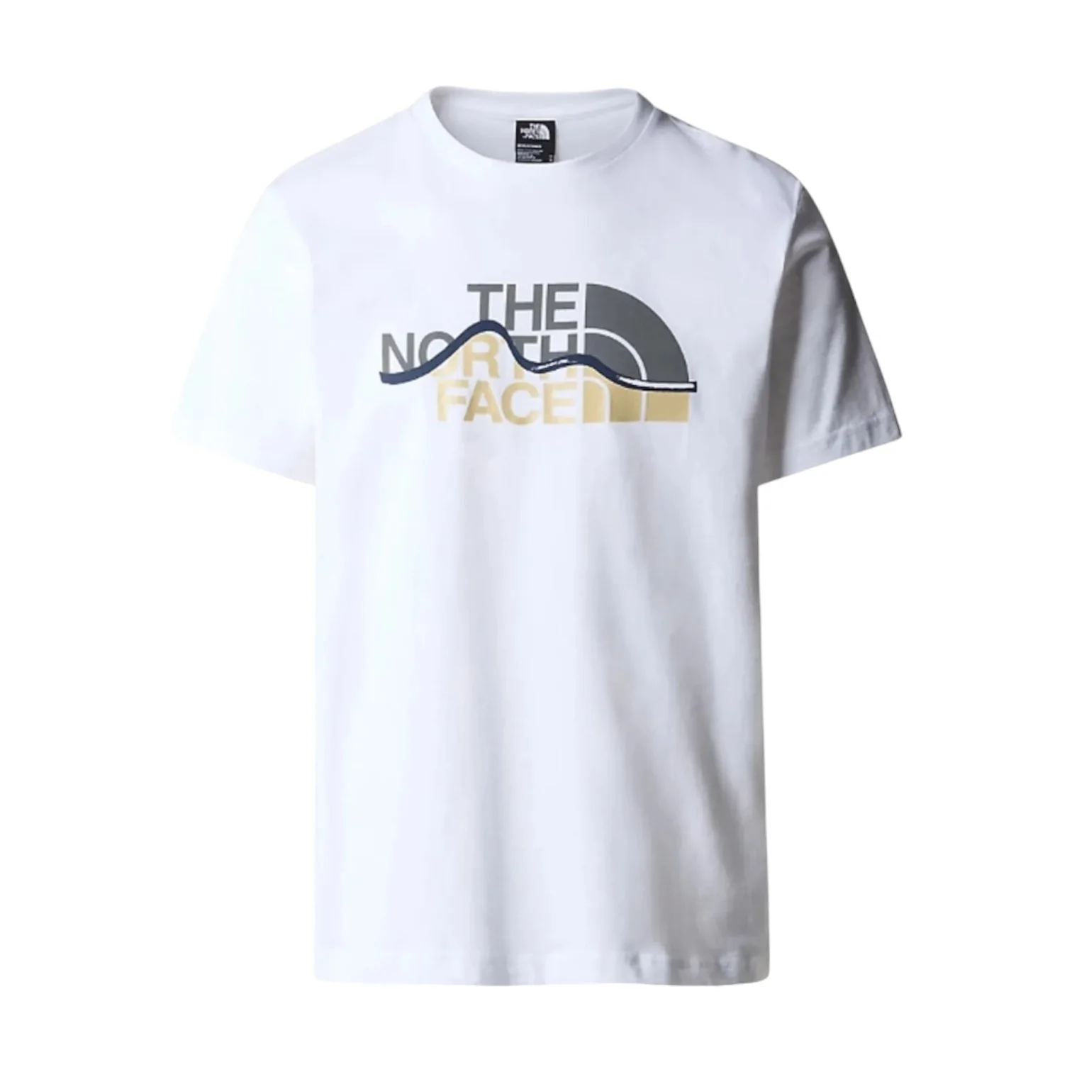 S/S Mountain Line T-Shirt White