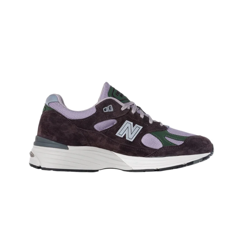 New Balance 991v2 Licorice Lavender Grey - Image 2