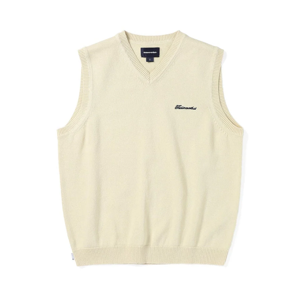 Script Logo Knit Vest