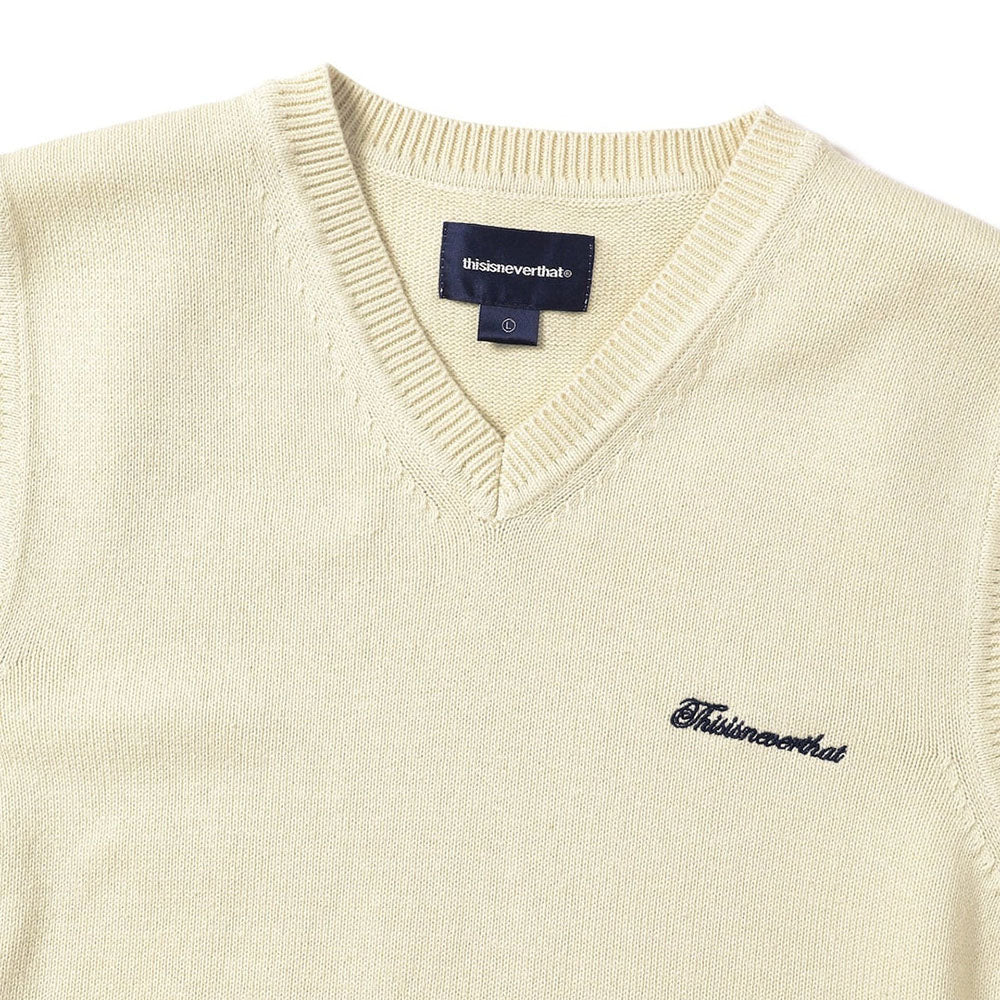 Script Logo Knit Vest - Image 3