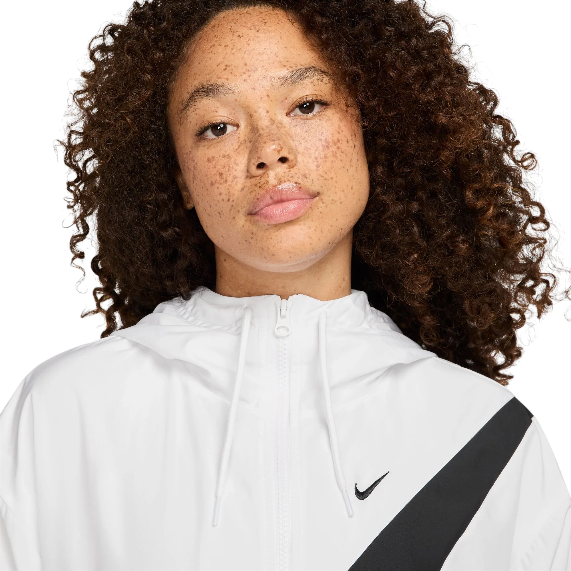 Sportswear Classic Woven Full-Zip Logo Jacket White - Image 3