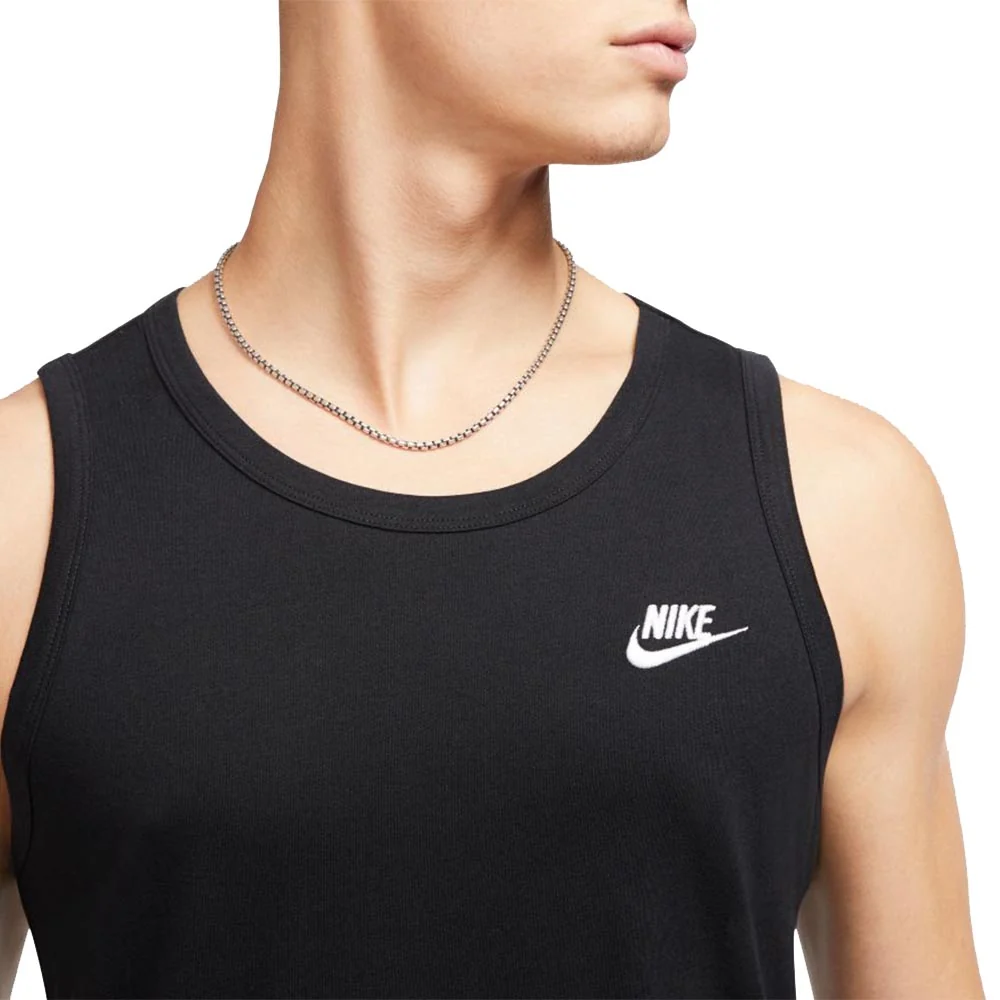 Sportswear Club Tank Top Black - Image 5