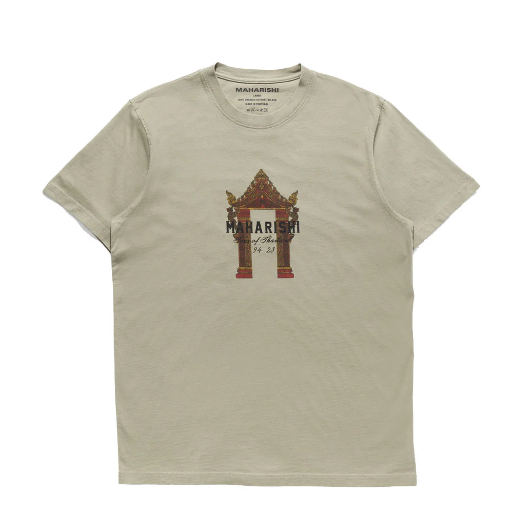 Thai Temp e Organic Tshirt Organic Cotton Jerse Si ver Sage
