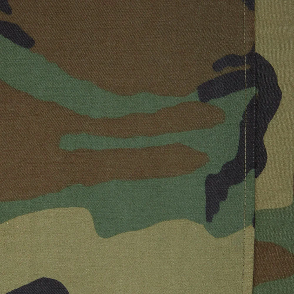 Upcycled Camo Cushion Vintage Surplus Woodland - Image 4