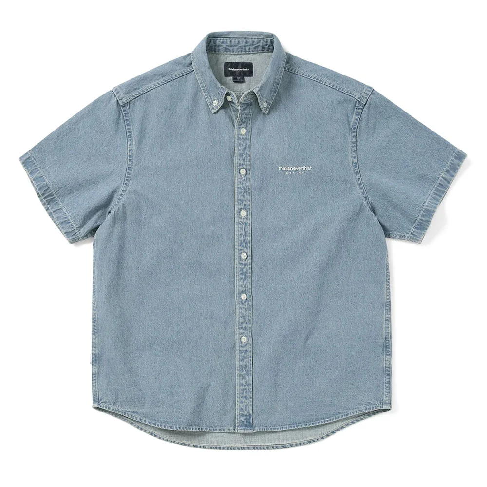 Washed Deni  S/s Shirt