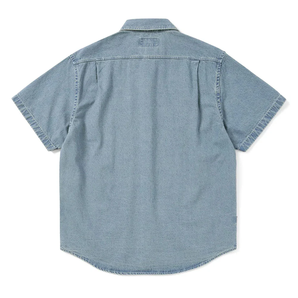 Washed Deni  S/s Shirt - Image 2